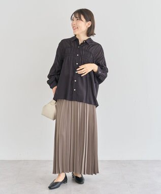 Green Parks ・ＥＬＥＮＣＡＲＥ　ＤＵＥ　シアーシャーリングシャツ Black