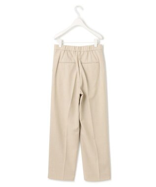 ICB L 【接触冷感・速乾・洗える】T.R.Liプレーンウィーブ ストレートパンツ フラックス系