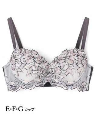 San-ai Resort（三愛水着楽園） エレガントコレクション【2411】単品ブラEFGカップ 【northerly】 グレー
