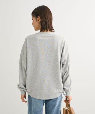 Green Parks ドロストミニ裏毛プルオーバー Gray Mixture