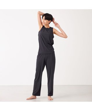 Chacott Chacott BALANCE ライトストレートパンツ ブラック