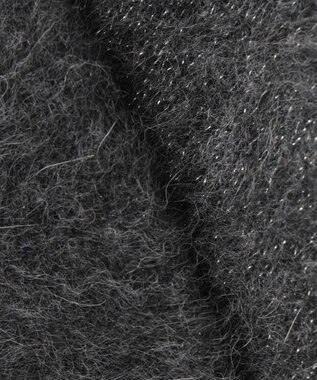 ICB L 【30th ANNIVERSARY】ルレックスフォックスアルパカ Vネックカーディガン ミディアムグレー