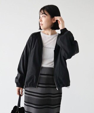 Green Parks Ｖネックドロストライトブルゾン Black