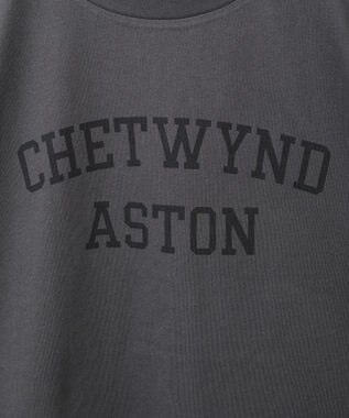 Green Parks 汗染み防止カレッジロゴボックスＴシャツ Charcoal Gray