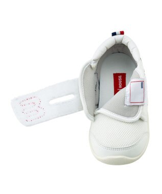 MIKI HOUSE HOT BISCUITS 【ミキハウス】【13-15.5cm】 セカンドベビーシューズ 白