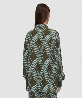 JOSEPH オープンウィーブ　ブラウス Palm Leaf/Chambray