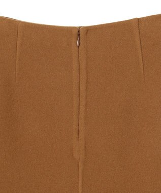 BEIGE， LEMOORE / ウールリバーAラインスカート Caramel