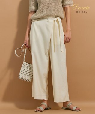 BEIGE， CAROLE / デザインパンツ Ecru