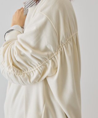AMERICAN HOLIC バックギャザー裏毛スウェット Ivory