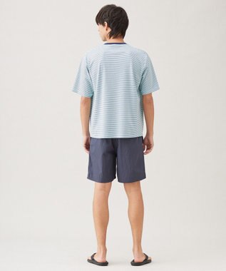 UNFILO MENS 【OCEANS 雑誌・web 掲載】スマート ストレッチ TEE【男女兼用/ギフトにもおすすめ】 ライムボーダー