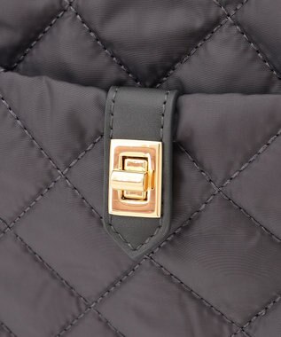 J.PRESS LADIES 【2way】ボンディングキルト ショルダー バッグ スレート系