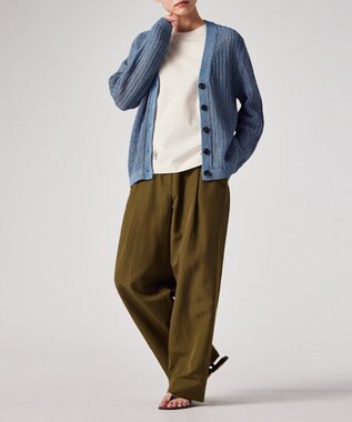 Paul Smith ラメミックス ニットカーディガン ターコイズ