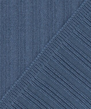 ANY SIS L 【洗える】レーシ－ディテールフレンチ ニット ダークブルー