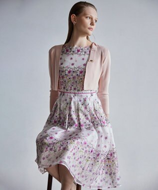 TOCCA 【洗える・消臭】SPRING GARLAND ドレス ピンク系7