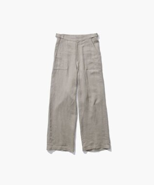 ATON LINEN TWILL | ベイカーパンツ BEIGE