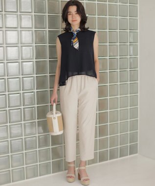 組曲 L スムースクロス テーパードパンツ