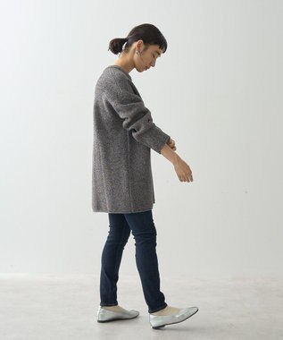 AMERICAN HOLIC バイパチＶＡＣＡＮＴロングニットプルオーバー Gray Mixture