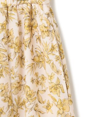 23区 S 【SLOW/一部店舗限定】ボタニカルプリント スカート イエロー系5