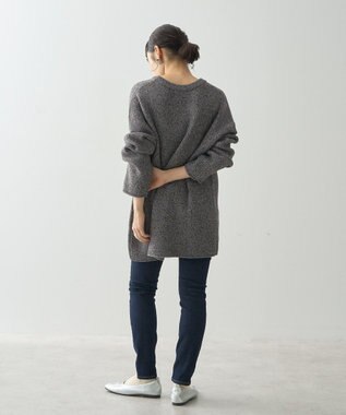 AMERICAN HOLIC バイパチＶＡＣＡＮＴロングニットプルオーバー Gray Mixture