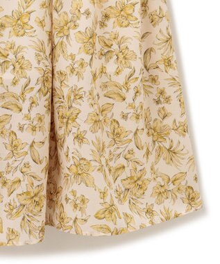 23区 【SLOW/一部店舗限定】ボタニカルプリント スカート イエロー系5