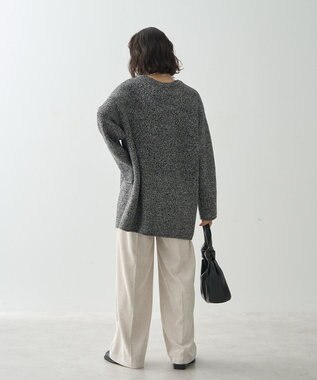 AMERICAN HOLIC バイパチＶＡＣＡＮＴロングニットプルオーバー Black