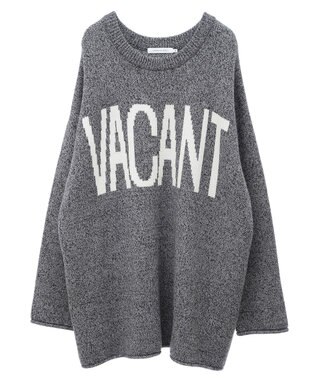 AMERICAN HOLIC バイパチＶＡＣＡＮＴロングニットプルオーバー Gray Mixture