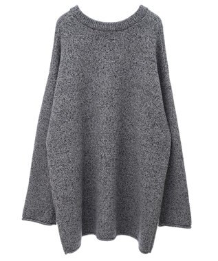 AMERICAN HOLIC バイパチＶＡＣＡＮＴロングニットプルオーバー Gray Mixture