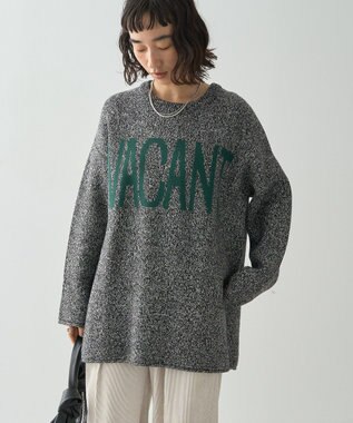 AMERICAN HOLIC バイパチＶＡＣＡＮＴロングニットプルオーバー Black