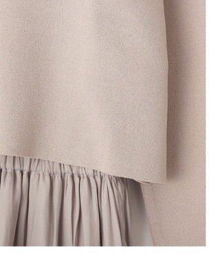 YECCA VECCA 【2点SET】カーディガンセットワンピース Gray Beige