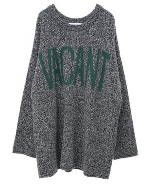 AMERICAN HOLIC バイパチＶＡＣＡＮＴロングニットプルオーバー Black