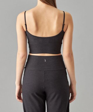 Chacott Peach Mokuブラトップ ダークグレー杢