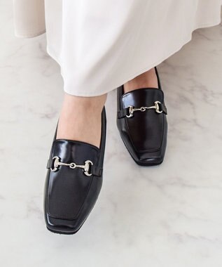 Bridget Birkin ＜抗菌消臭＞【Bridget Birkin】スクエアトゥビットローファー