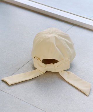 Tiaclasse オーバーリボンキャップ アイボリー