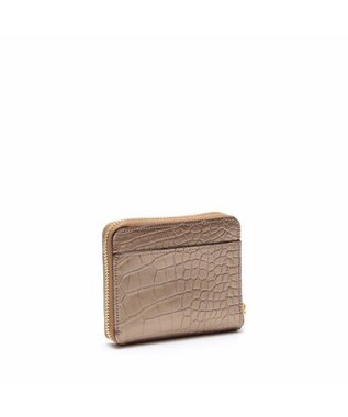 A.D.M.J. 【牛革】クロコ型押しスモールウォレット ブロンズ
