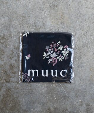 AND WOOL 野小花刺繍ハンカチ