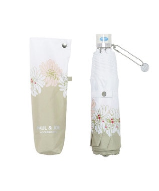 MOONBAT PAUL&JOE ACCESSOIRES(ポール＆ジョー アクセソワ) 折りたたみ傘 クリザンテーム ベージュ