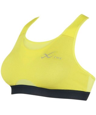 CW-X 【WOMEN】 スポーツゆれケアブラ メッシュ ユレ・ズレをおさえて動きやすい 吸汗速乾（本体） HTY030 /ワコール イエロー