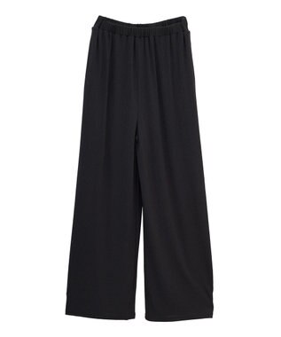 Green Parks シアーワイドパンツ Charcoal Gray