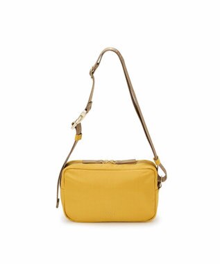 TOPKAPI 【Breath TOPKAPI】Freely フリーリー ナイロン ロゴテープ  スクエア ショルダーバッグ イエロー