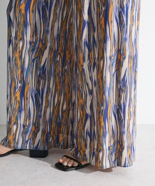 Green Parks シアーワイドパンツ Orange