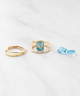 TOCCA 【WEB限定】LUCE RING K10 ダイヤモンド 指輪 ゴールド系