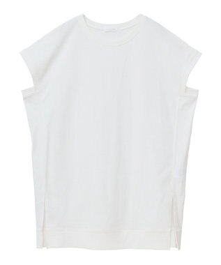 Green Parks 今年っぽフレンチスリーブカットチュニック Off White