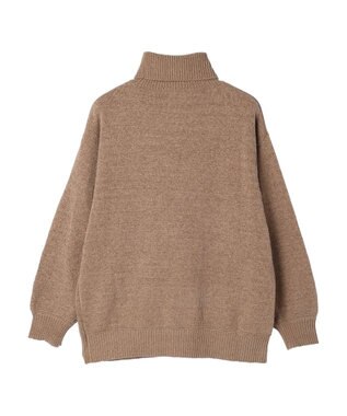 CRAFT STANDARD BOUTIQUE 洗えるコードモールタートルネックプルオーバー Beige