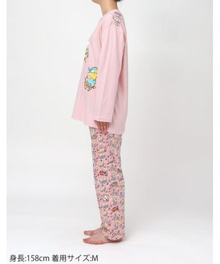 tsumori chisato SLEEP ツモリチサト パジャマ 綿100%(本体) 天竺素材 長袖 長ズボン レディース UDX591 /ワコール ピンク