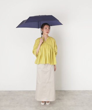 MOONBAT Magical tech(マジカルテック) 超軽量 折りたたみ傘 72g プレーン UV 大きめ55cm ネイビーブルー