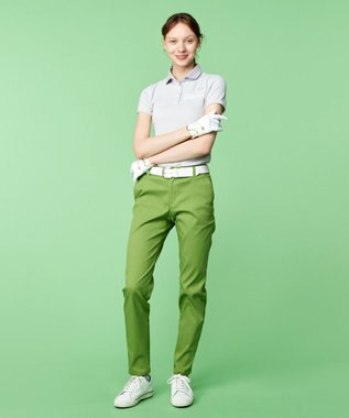 23区GOLF 長年愛される定番！【WOMEN】ハイパワーストレッチ ベーシックパンツ 挿し色で主役に カーキ系