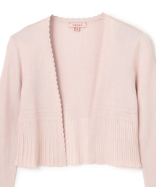 TOCCA EYELET AJISAI ボレロ ピンク系
