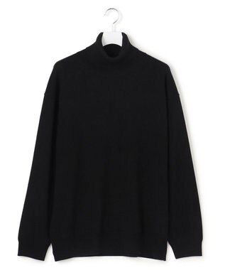 J.PRESS YORK STREET 【UNISEX】ハイゲージタートルネック ニット ブラック系