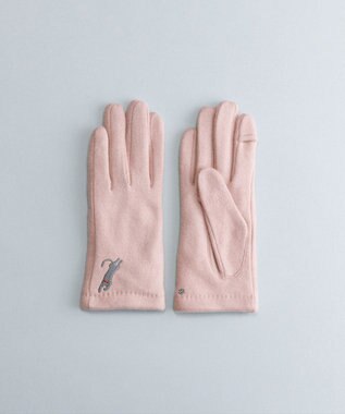 ORuKuBET おひるねねこ刺繍ジャージグローブ(WOMEN)【タッチパネル対応】