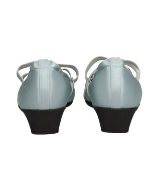 Bridget Birkin ＜3E＞【Bridget Birkin Walk】サテンギャザーウォーキングパンプス ブルー